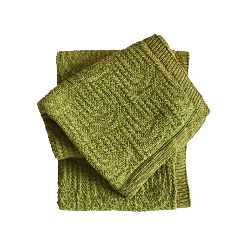 Arch Texture Throw in Green