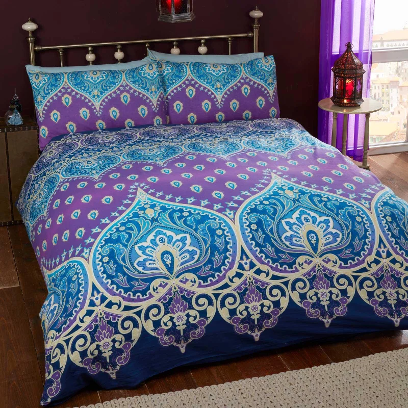 Asha Duvet Cover Set Sapphire