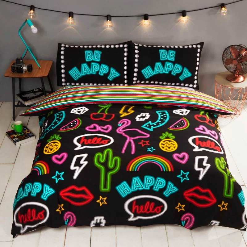 Be Happy Duvet Cover Set