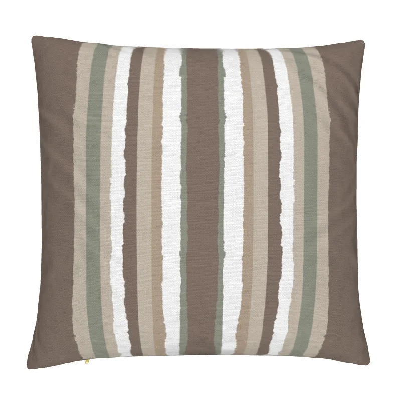 Brother Stripe Cinnamon Luxury Pillow