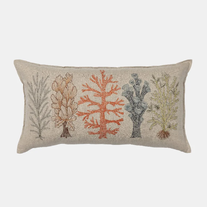 Coral Studies Lumbar Pillow