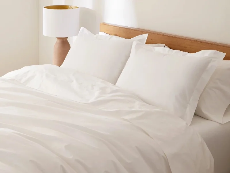 Alpine White Heritage Organic Percale Sheet Sets by Coyuchi