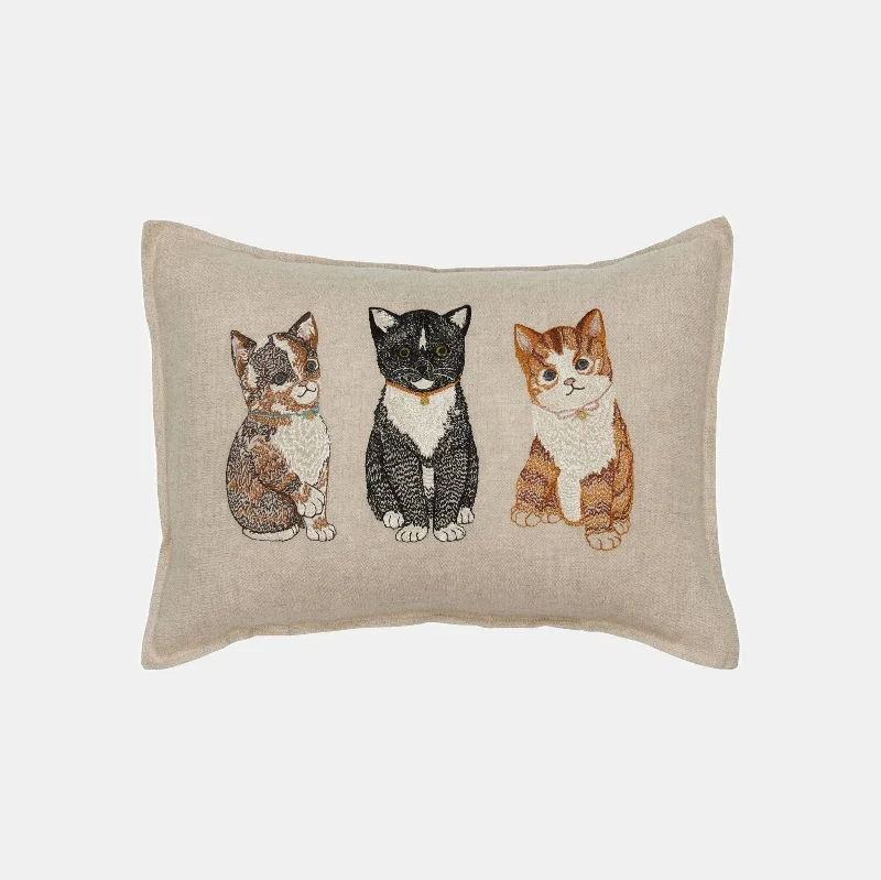 Cute Kittens Lumbar Pillow