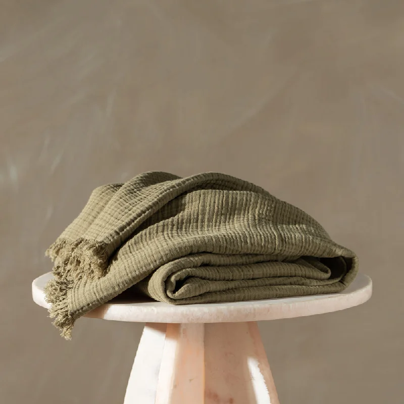 Enes Throw | Olive