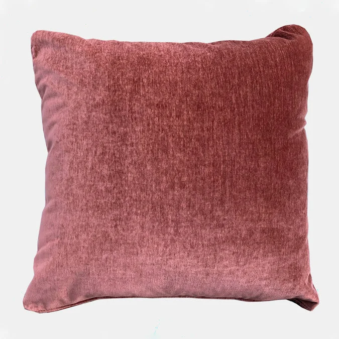 Everest Brick Velvet Square Pillow