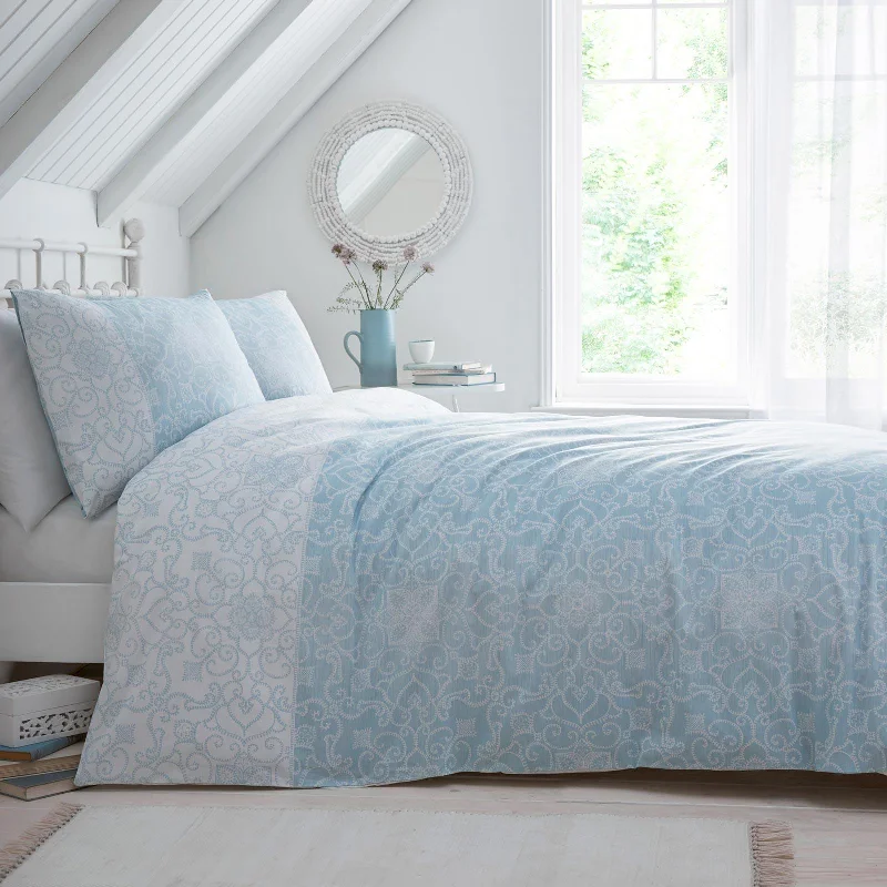 Frampton Duvet Cover Set Blue