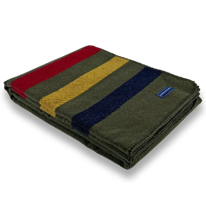 Frontier Wool Throw Blanket