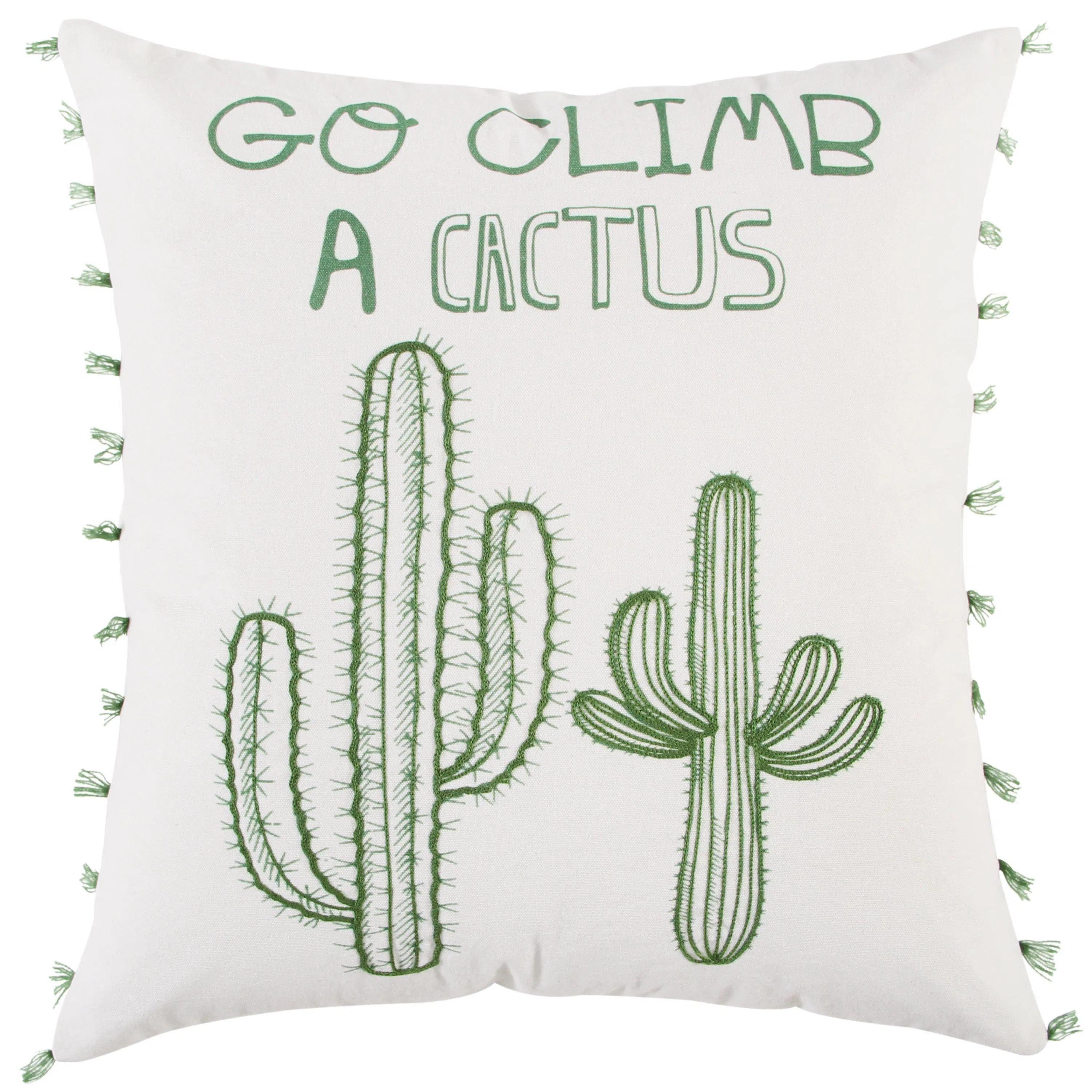 Green Sean Words Fun Decorative Couch Pillows With Down Insert