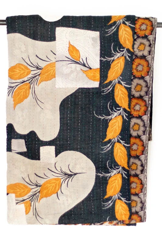 Harvest No. 9 Kantha Large Throw