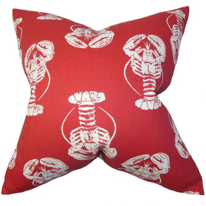 Lobstah Throw Pillow