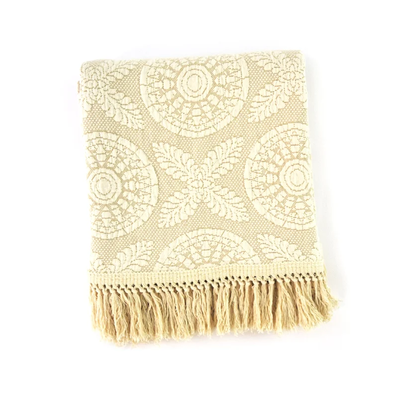 Heritage Matelasse Cotton Throw