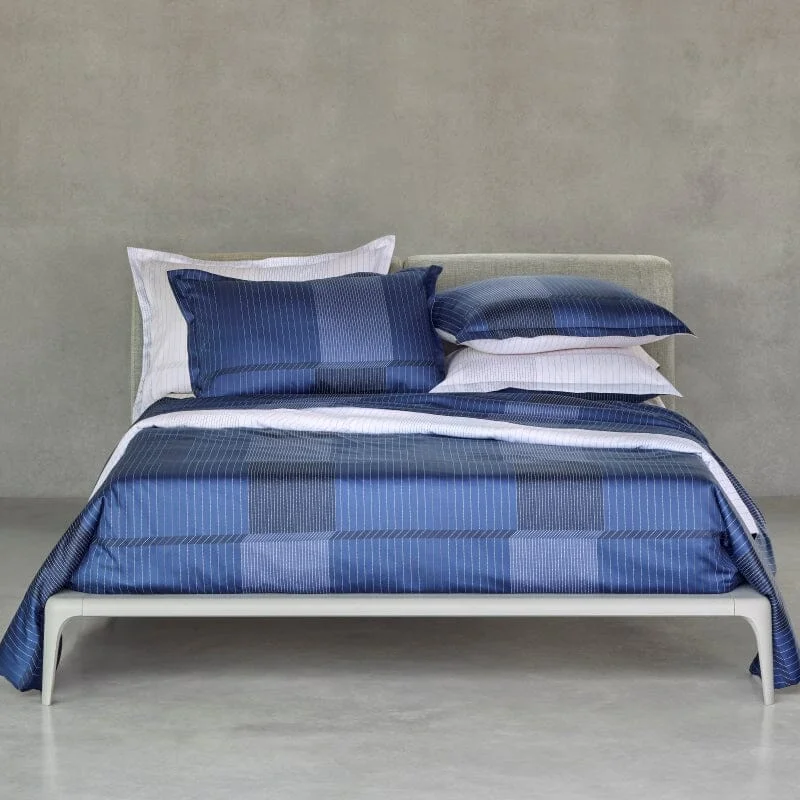 Tennis Stripes Navy Bedding by Hugo Boss Home