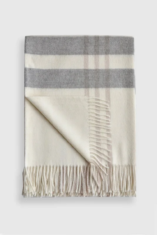 Huntsville Baby Alpaca Plaid Throw