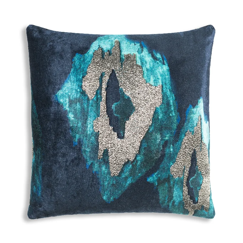 Jade Navy Pillow