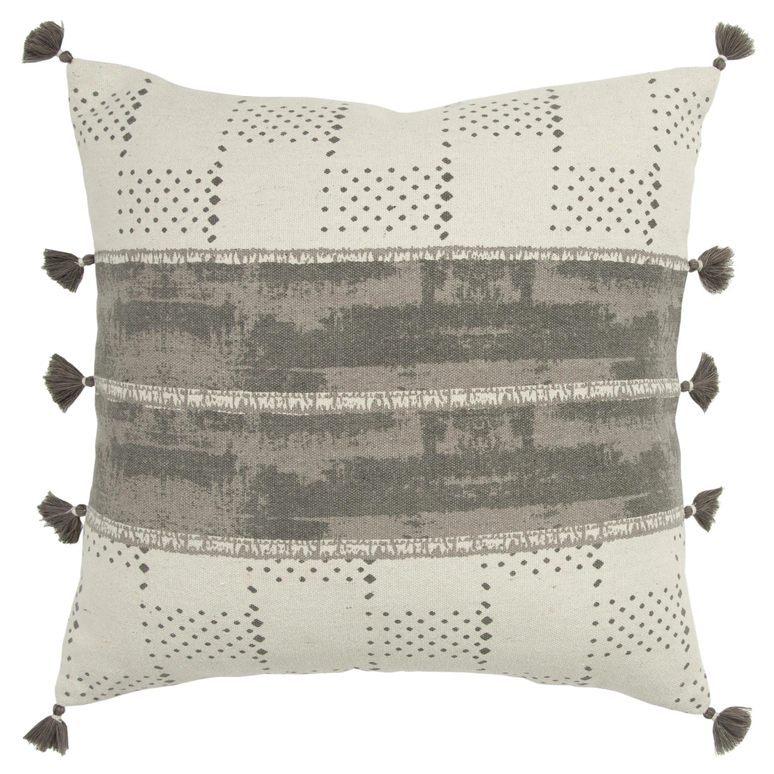 Kaia Gray Sofa Pillow With Insert