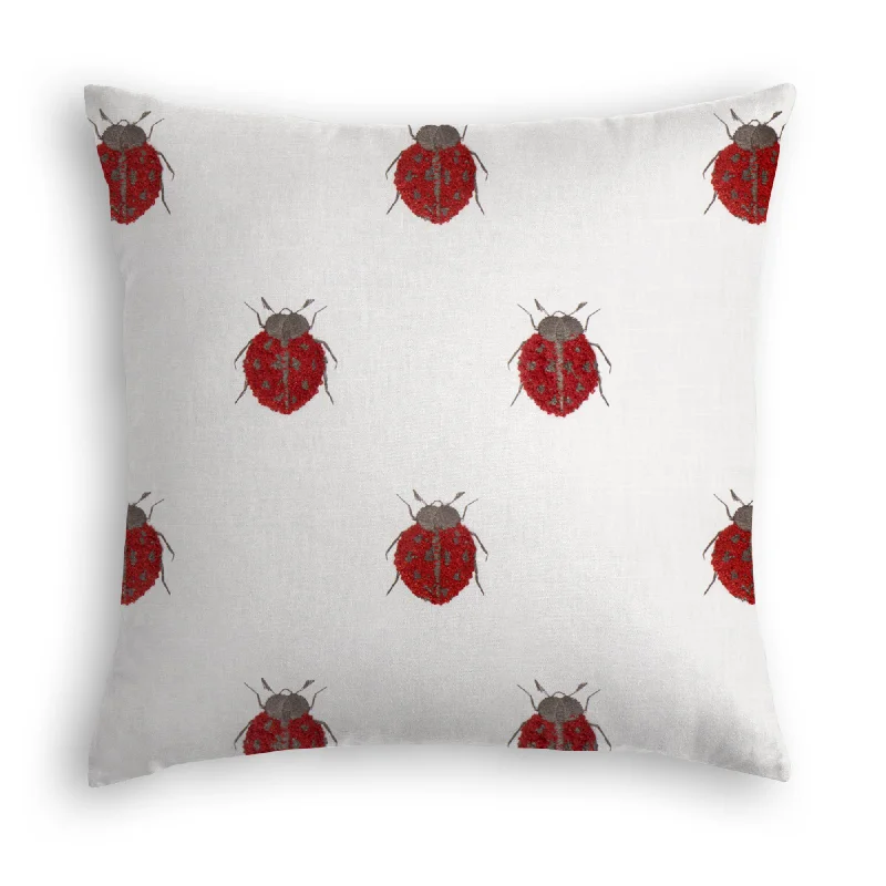 Ladybug Throw Pillow