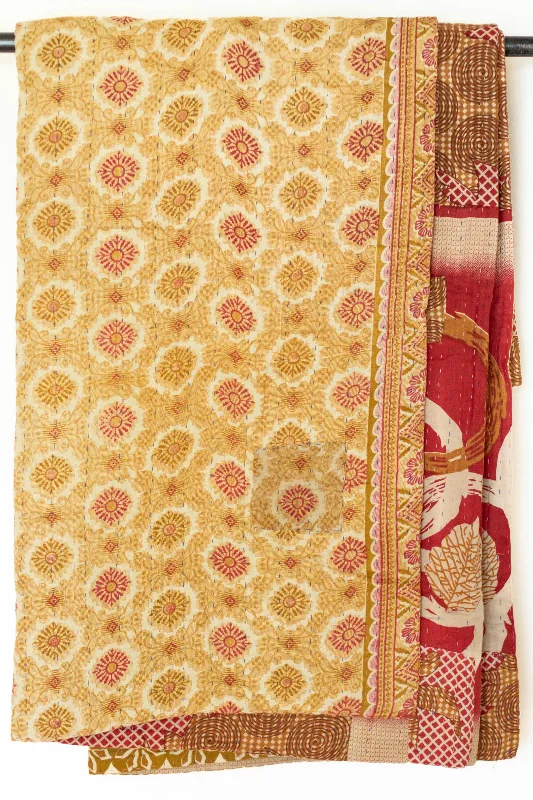 Love No. 5 Kantha Large Throw