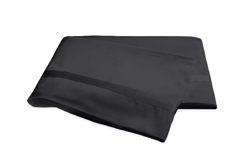 Matouk Nocturne Sateen Bedding in Black