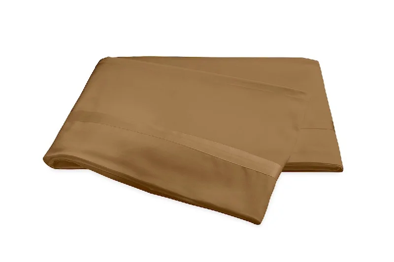 Matouk Nocturne Sateen Bedding in Bronze