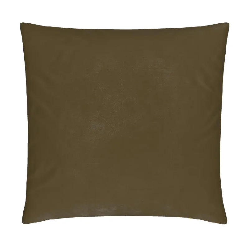 Mediterranean Olive Luxury Highclere Velvet Pillow