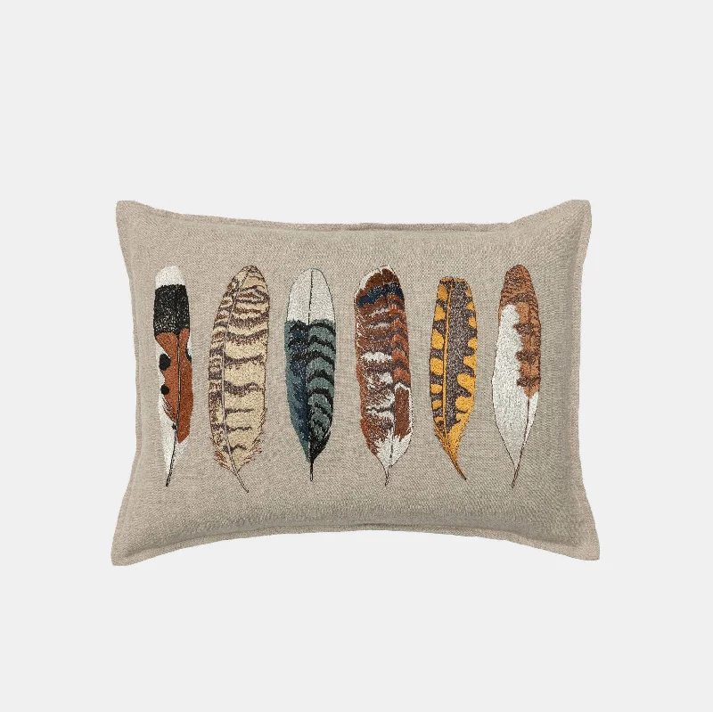 Medium Feathers Lumbar Pillow