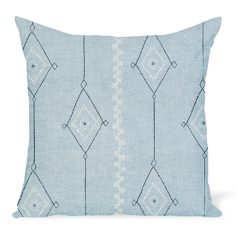 Peter Dunham Textiles Khyber in Blue Pillow