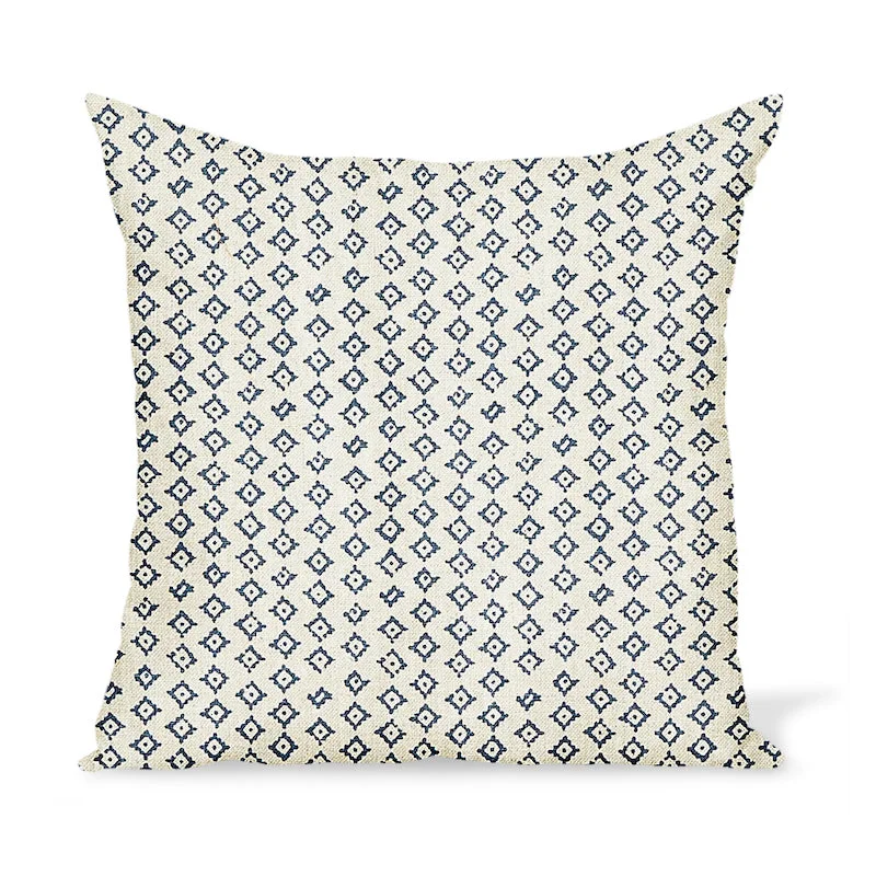 Peter Dunham Textiles Kumbh in Indigo/Natural Pillow