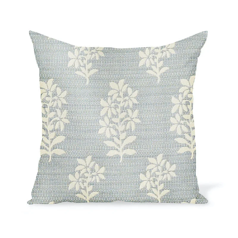 Peter Dunham Textiles Outdoor Asha in Sky Pillow