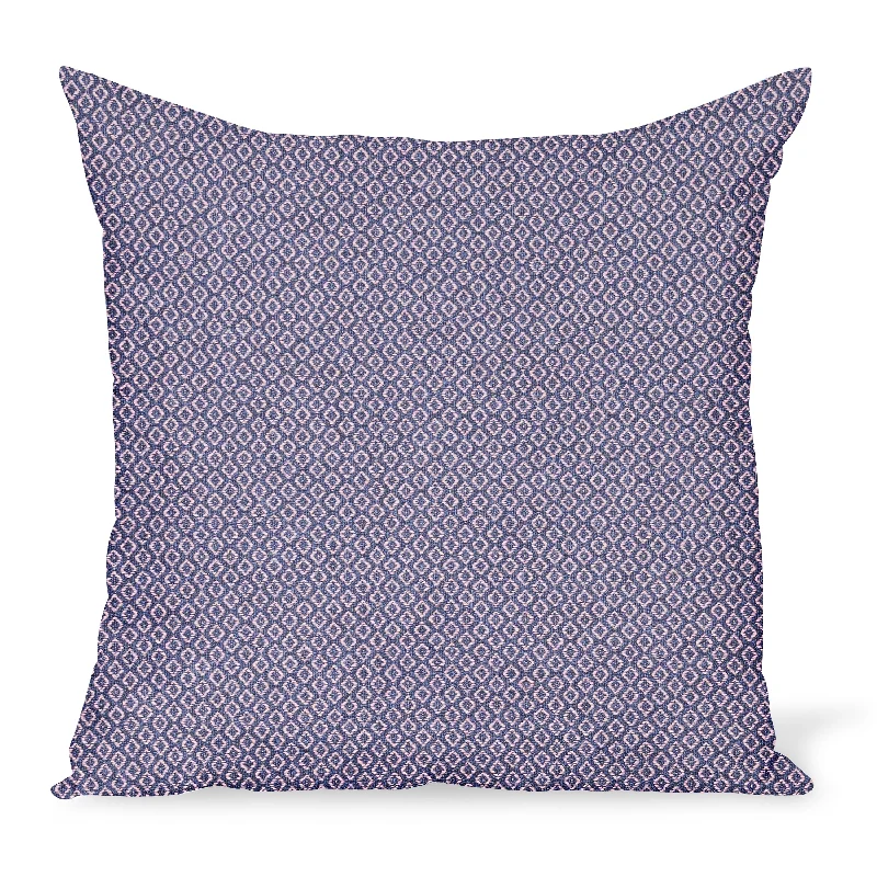 Peter Dunham Textiles Outdoor Heera in Pink/Indigo Pillow