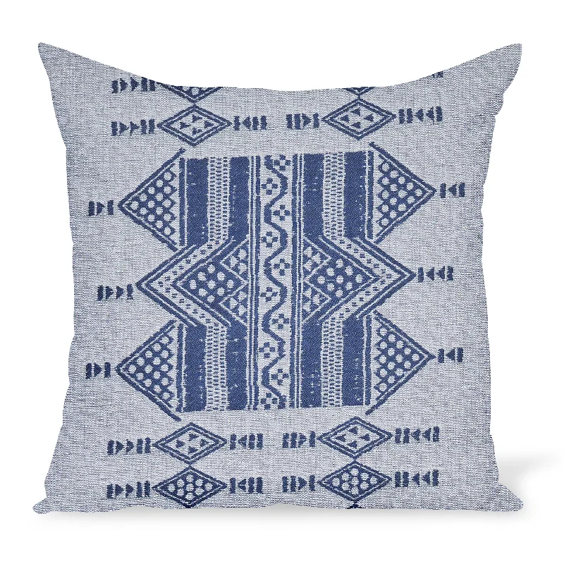 Peter Dunham Textiles Outdoor Mombasa in Pacific/Lagoon Pillow