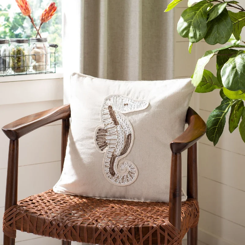 Safavieh Sanden Seahorse Pillow