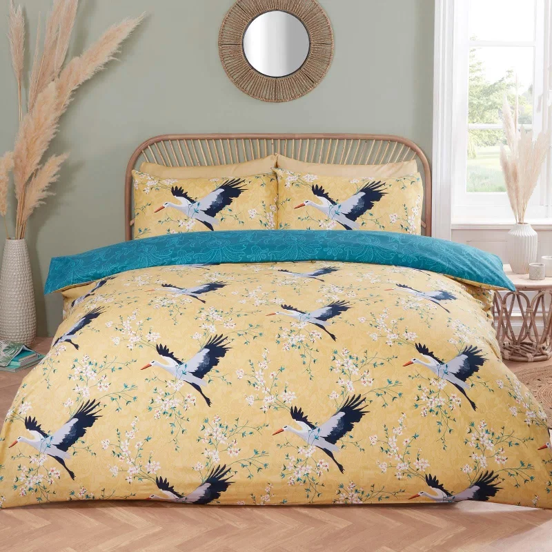 So Soft Cranes Duvet Cover Set