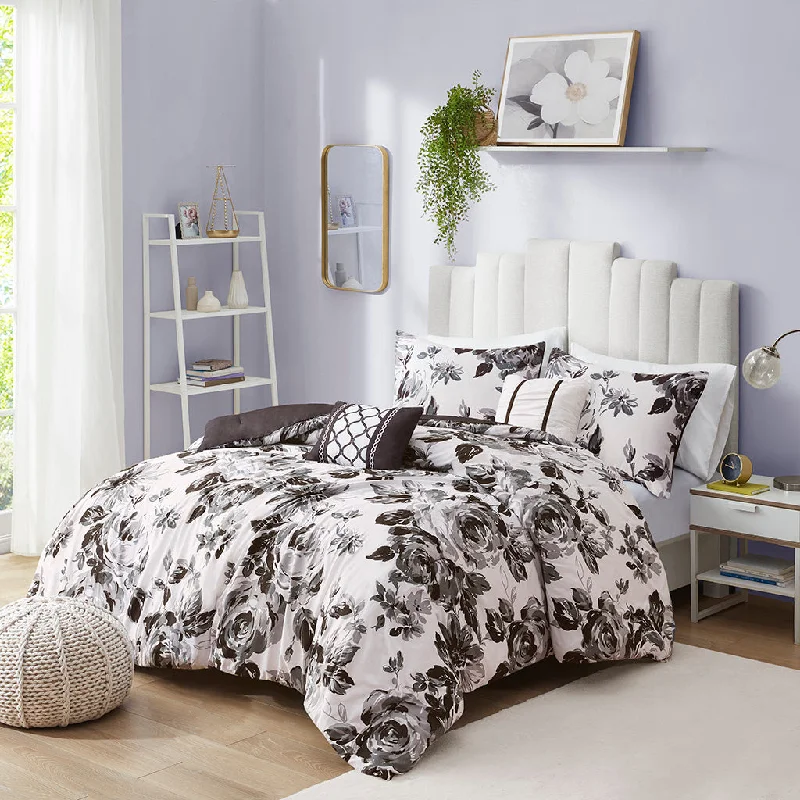 Streamdale Dorsey Floral Print Comforter Set