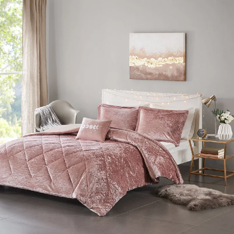 Streamdale Felicia Velvet Duvet Cover Set