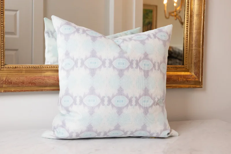 Sweet Gum Lilac & Blue Luxury Pillow Small Repeat