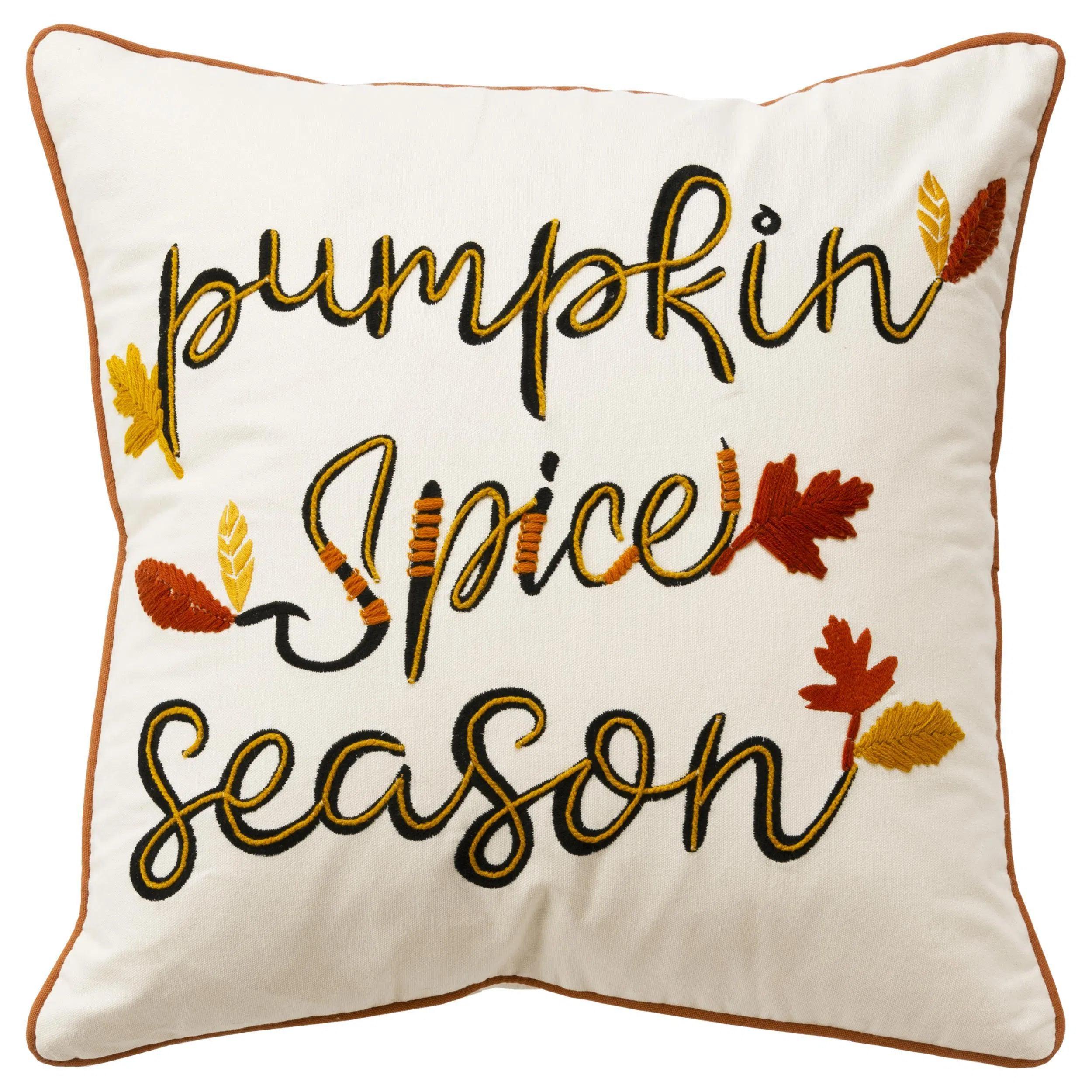 Thanksgiving Sofa Throw Pillow With Words Spice