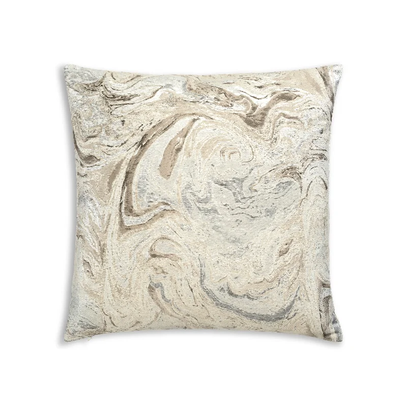 Theo Grey Marble Pillow