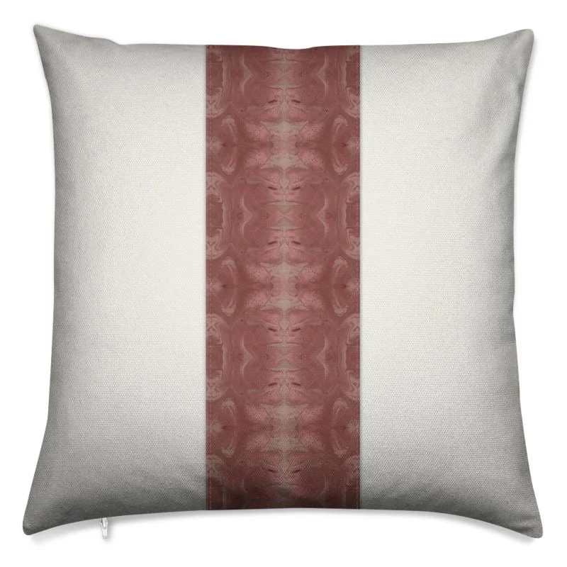 White Dove Luxury Pillow with Gilt Ruby Panel