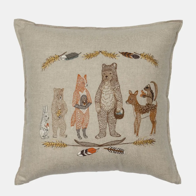 Woodland Welcome Square Pillow